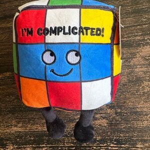 Punchkins “I’m Complicated!” Rubik’s Cube Plush Toy brand new with tag